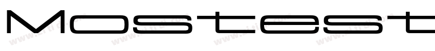 Mostest Test 1375字体转换